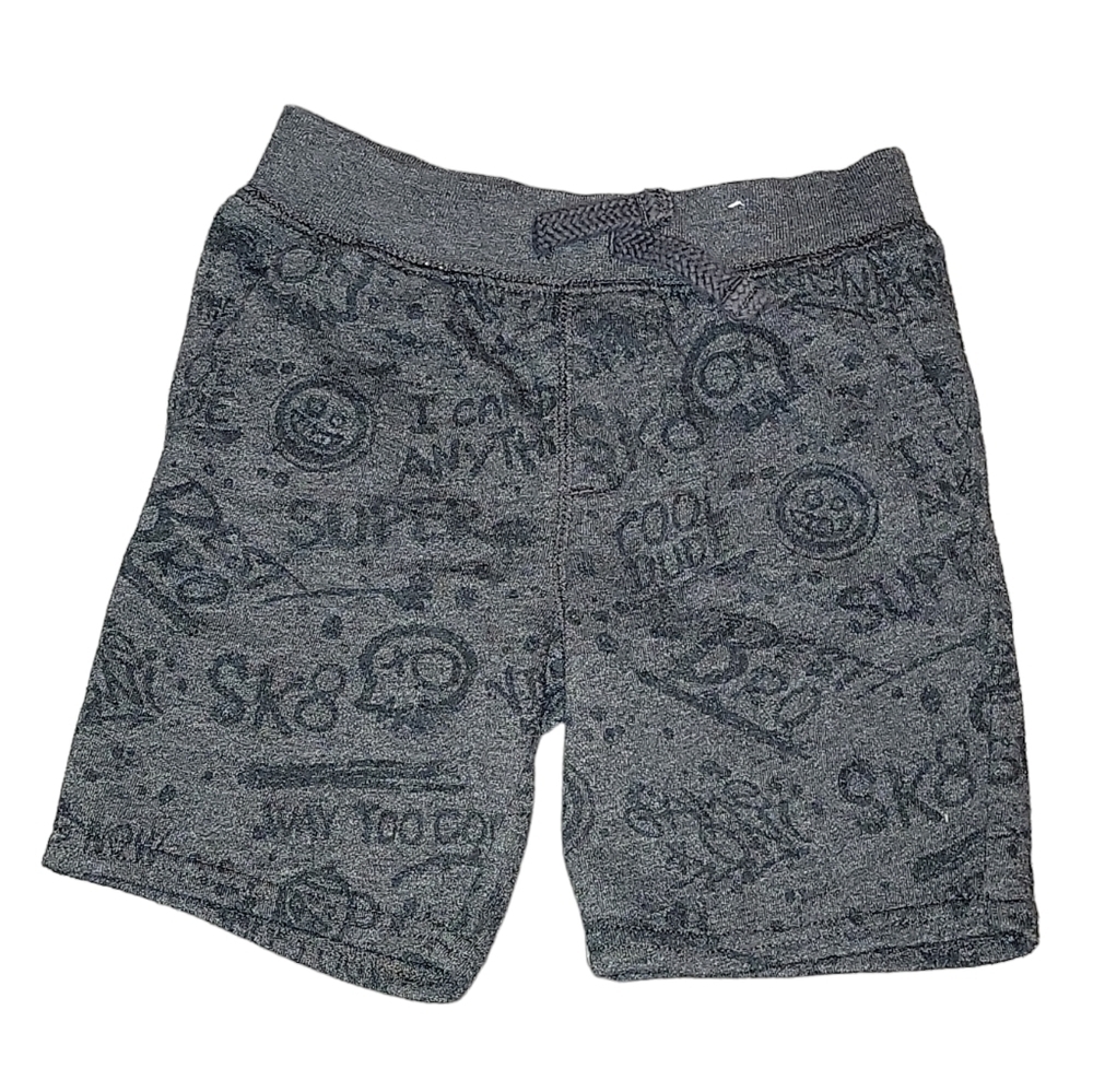 5/$25 Toddler boys size 4T graphic shorts. Gray, Skateboarding elastic waistband